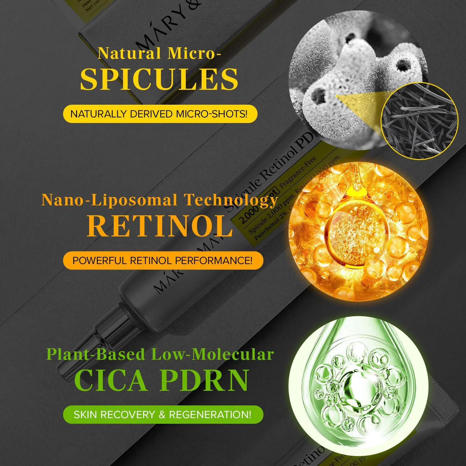 Mary & May Spicule Retinol PDRN Cream 15g – Image 4