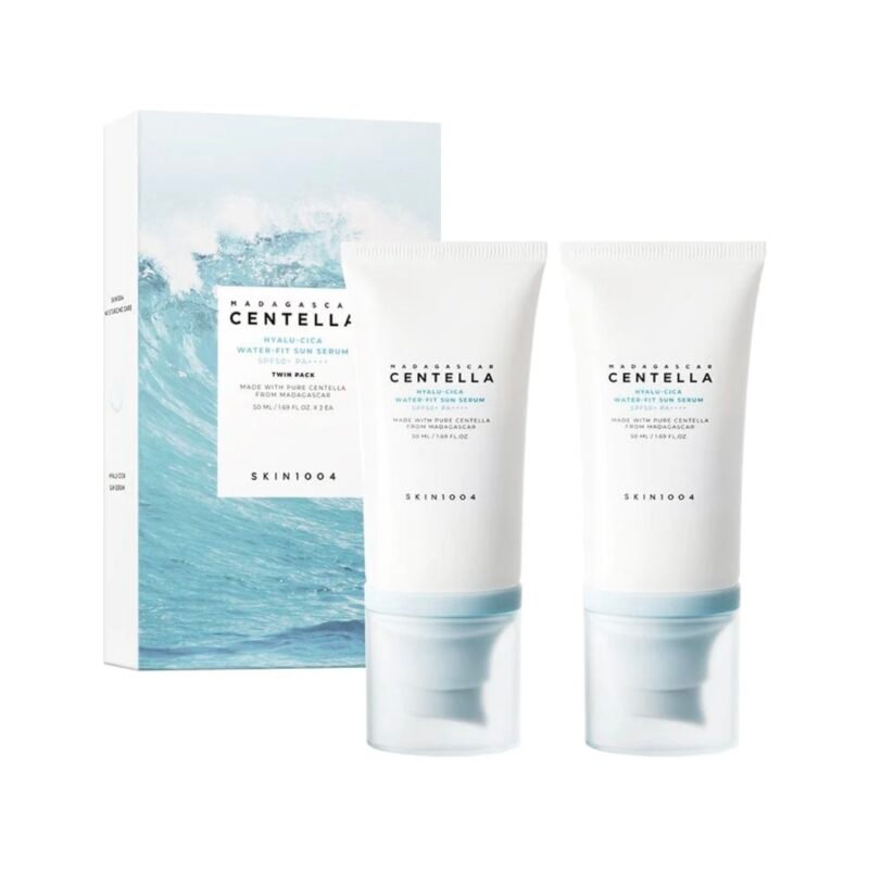 Skin1004  Madagascar Centella Hyalu-Cica Water-Fit Sun Serum Twin Pack SPF50+ 2x50ml