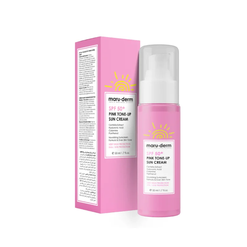 Maruderm SPF 50+ Crème solaire rose tone-up 50ml