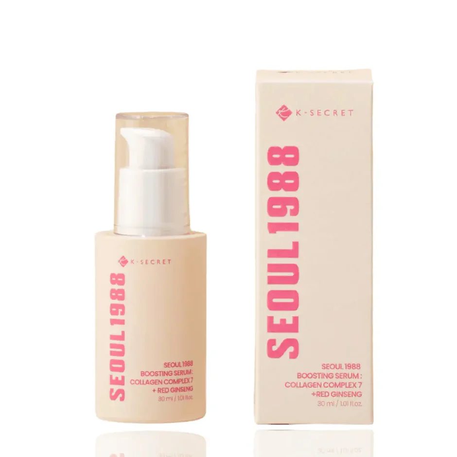 SEOUL 1988 BOOSTING SERUM: COLLAGEN COMPLEX 7 + RED GINSENG 30ml