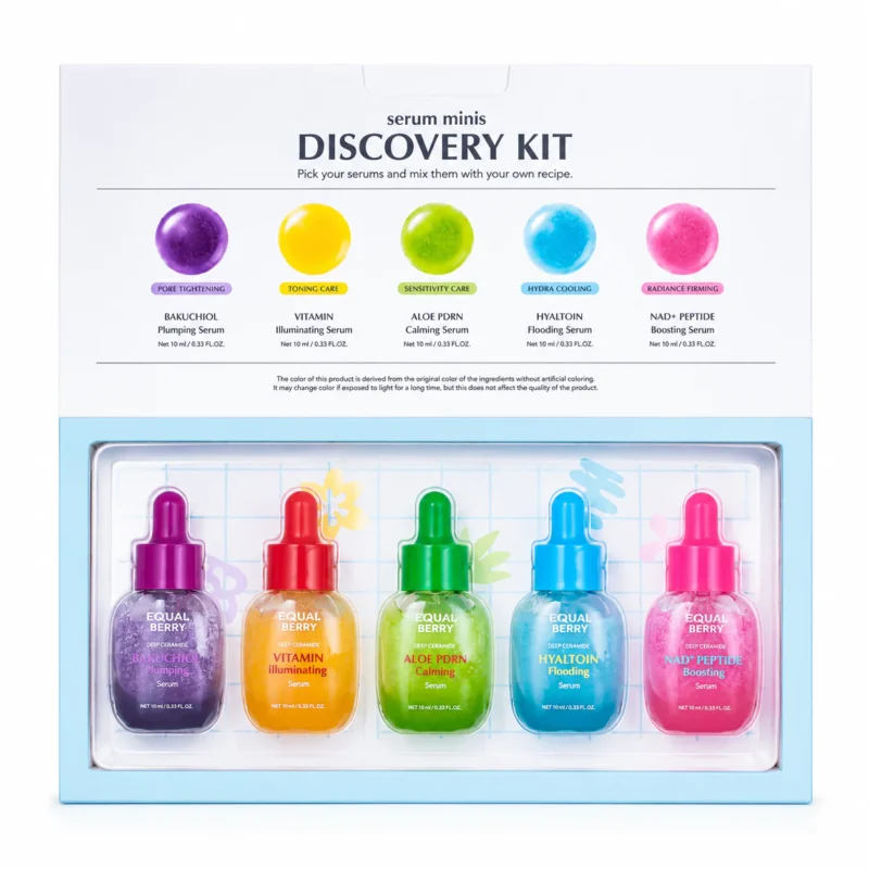 EQQUALBERRY DISCOVERY KIT SERUM MINIS 10 ML x 5