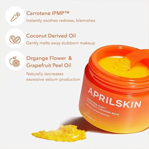 APRILSKIN Carrotene IPMP Hydromelt Cleansing Balm 90ml – Image 3