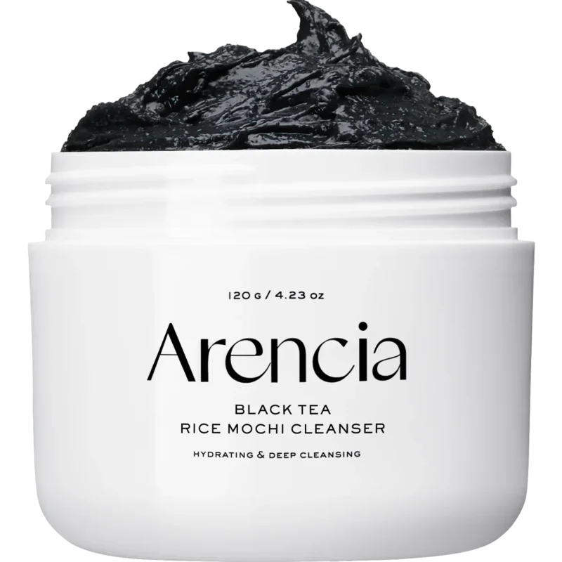 Arencia Black Tea Rice Mochi Cleanser 120g