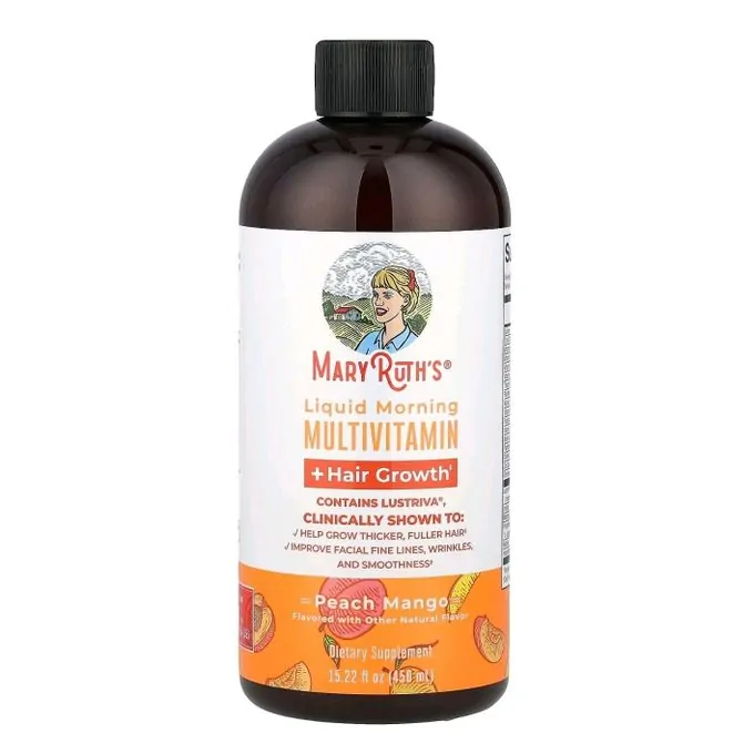 MARY RUTH’S Multivitamin+hair growth liquid morning 450ml