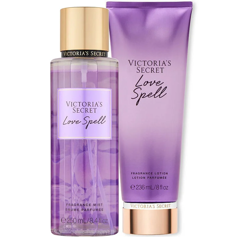 VICTORIA’S SECRET – Love Spell Duo Mist 250ml & Lotion 236ml