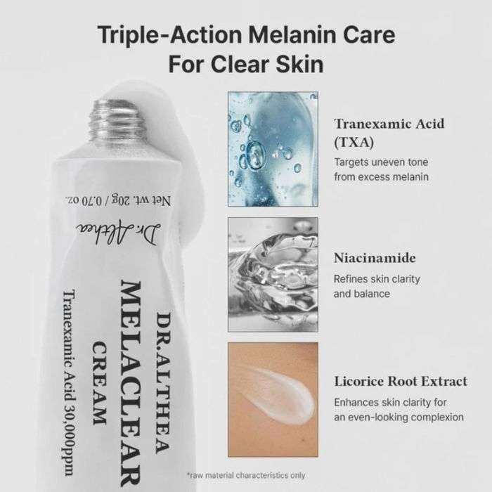 DR ALTHEA Melaclear Cream 20g – Image 3