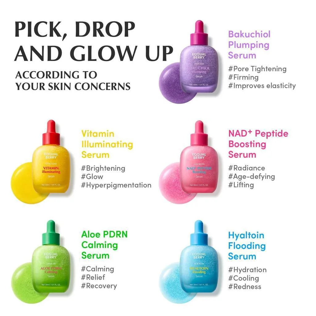 EQQUALBERRY DISCOVERY KIT SERUM MINIS 10 ML x 5 – Image 2
