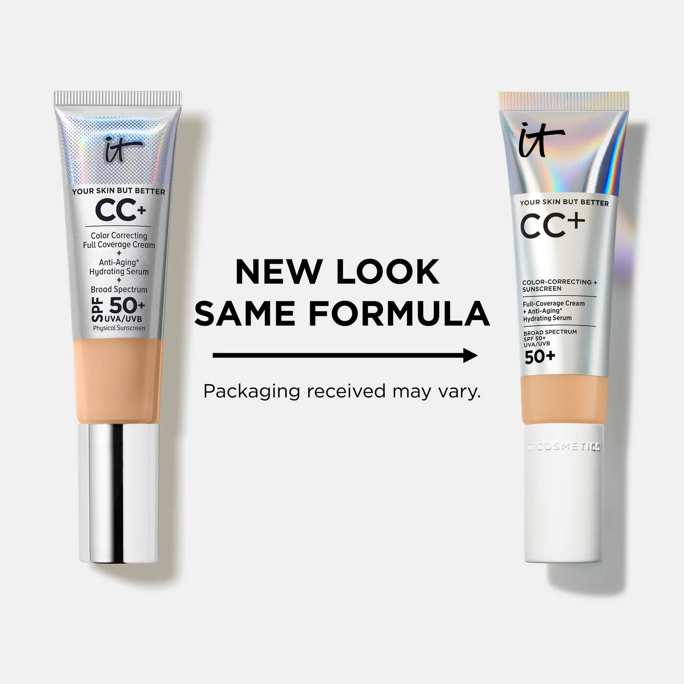 IT COSMETICS CC+™ Cream SPF 50+ CC Crème Correctrice - Medium Cool (C) – Image 4