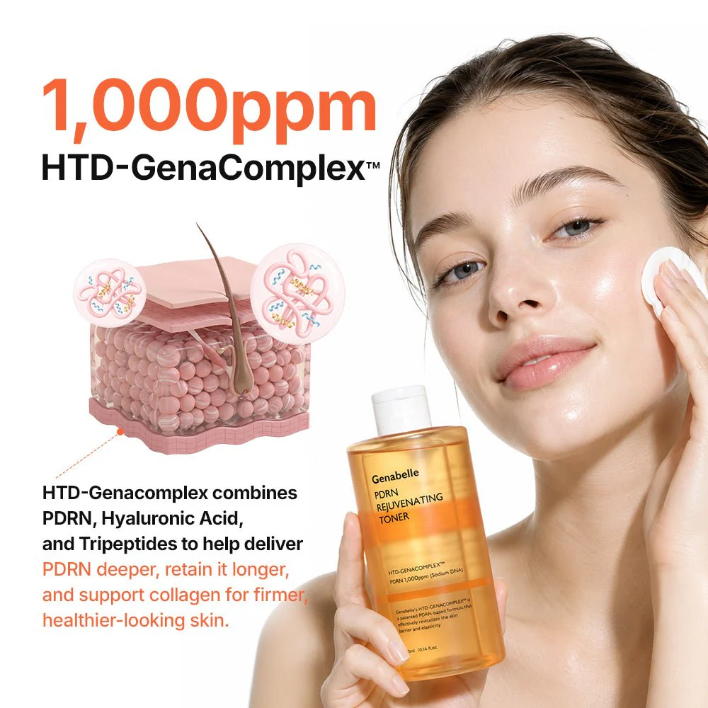 Genabelle PDRN Rejuvenating Toner 300ml – Image 3