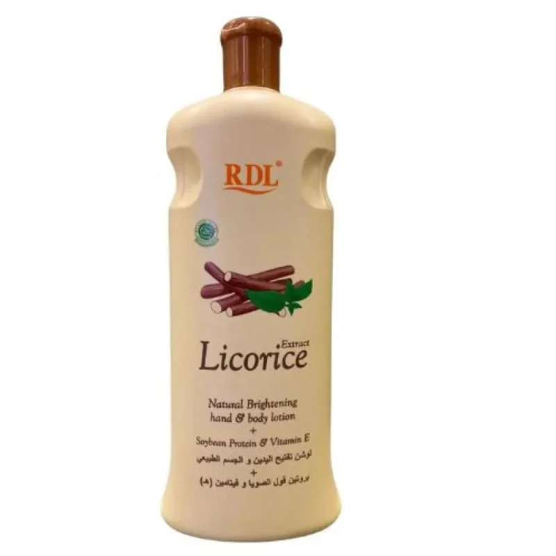 RDL LICORICE HAND & BODY LOTION 600ML