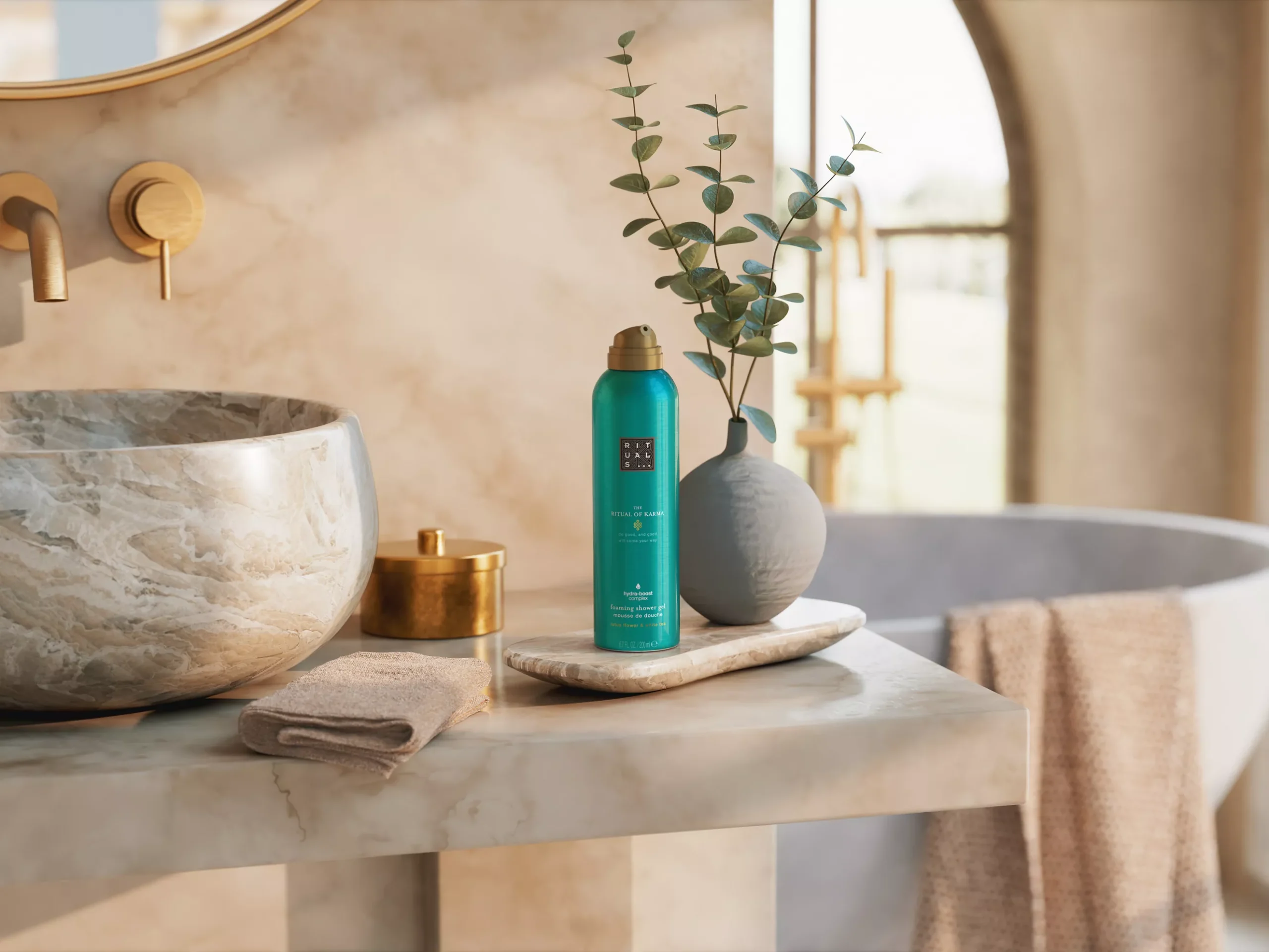 The Ritual of Karma Foaming Shower Gel 200ML – Image 2