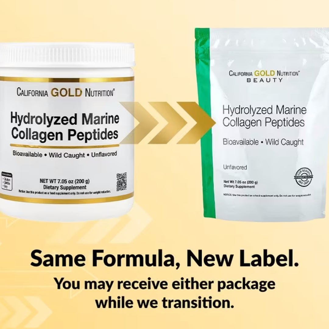 California GOLD Nutrition Hydrolyzed Marine Collagen Peptides 200 g – Image 2