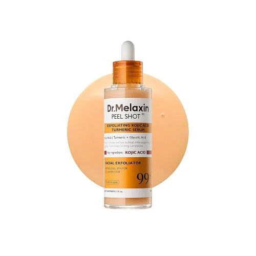 DR.MELAXIN PEEL SHOT EXFOLIATING KOJIC ACID TURMERIC SERUM 80 ML
