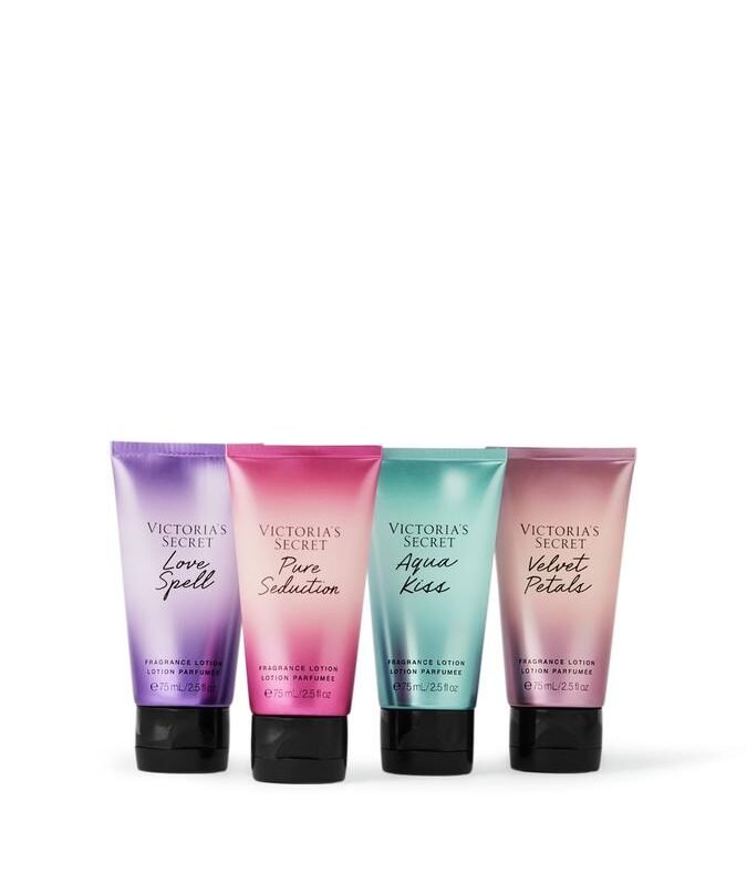 Victoria's Secret Fragrance Lotion 4 Piece Giftset Assorted