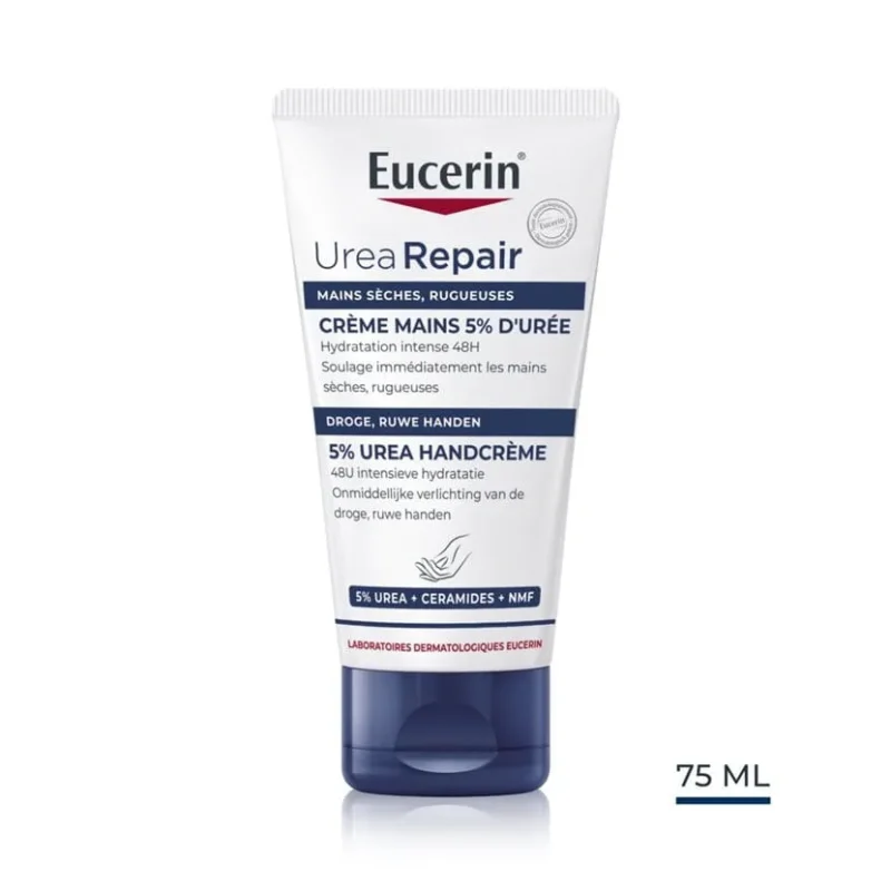 EUCERIN UreaRepair PLUS Crème Mains 5% d'Urée 75ml