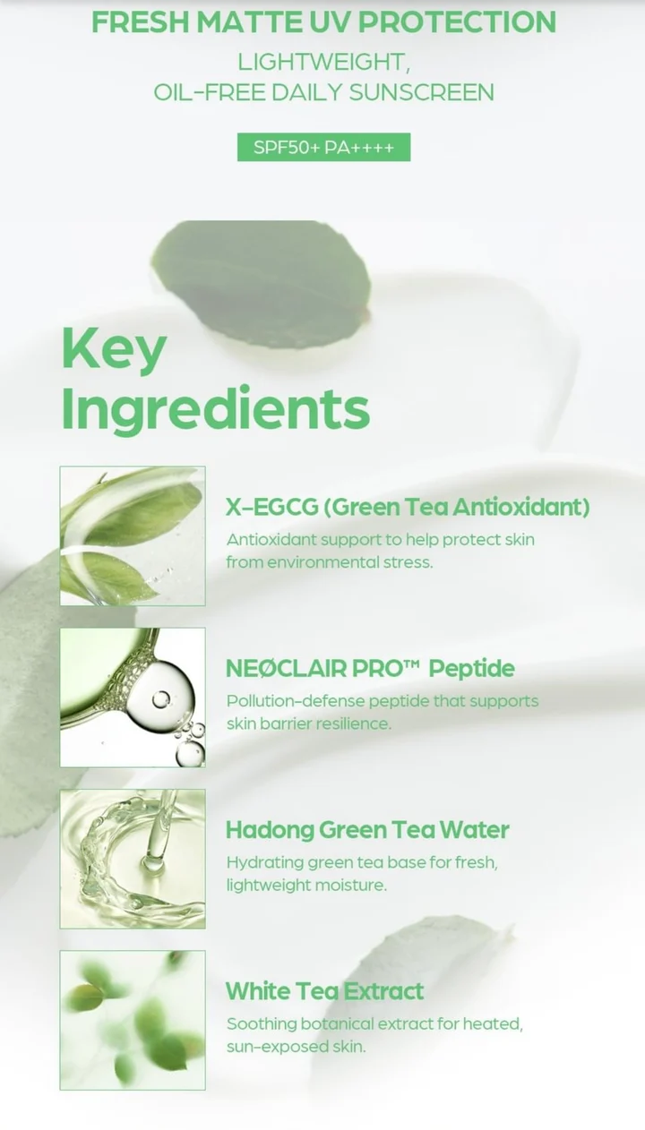 HOUSE OF HUR Matcha Light Sun Cream 50ml – Image 6
