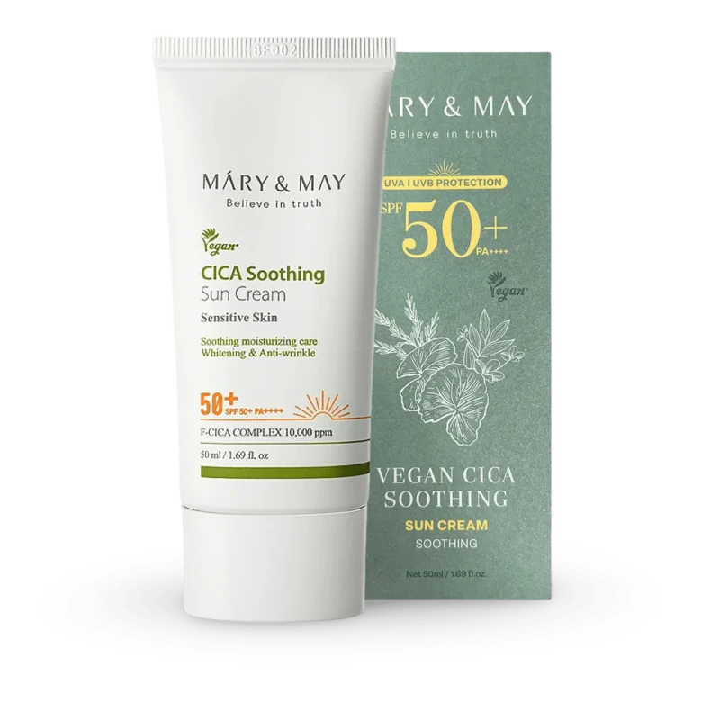Mary&May CICA Soothing Sun Cream SPF50+ PA++++ 50ml