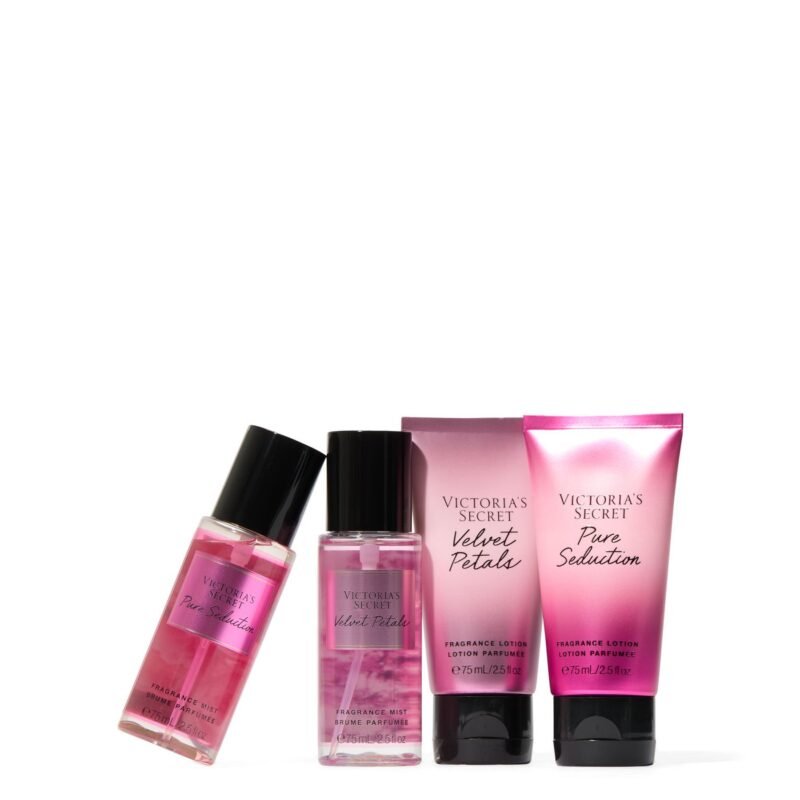 Victoria's Secret Pure Seduction & Velvet Petals The Best of Mist and Lotion Gift Set