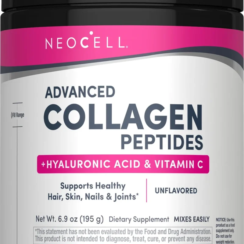 NeoCell Advanced Collagen Peptides + Hyaluronic Acid + C 195g